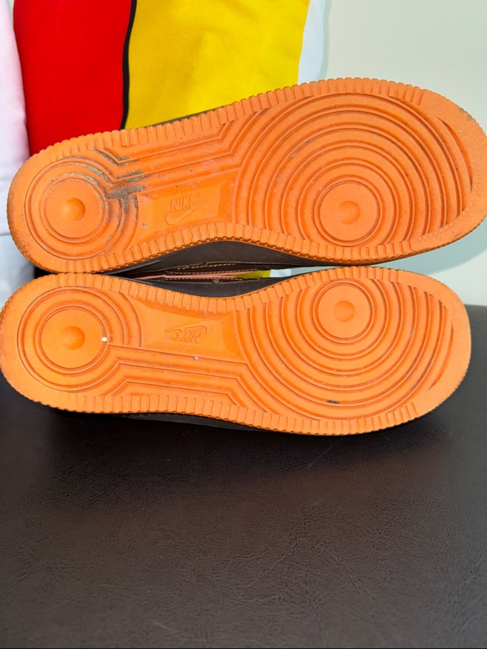 MAKE OFFER Charles Barkley Nike Air Force 1 CB34 Brown Shoes Orange CB34 s10 - Picture 11 of 16